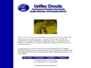 Website Snapshot of Uni-Flex Circuits, Inc.