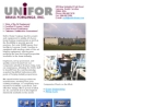 Website Snapshot of Unifor Brass Forgings, Inc.