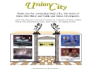 Website Snapshot of Union City Mirror & Table Co.