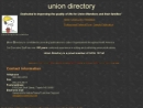 Website Snapshot of Union Directory