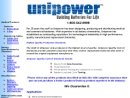 Website Snapshot of Unipower Corp.
