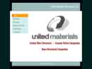 Website Snapshot of United Materials