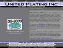 Website Snapshot of UNITED PLATING INC