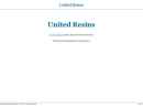 Website Snapshot of United Resins, Inc.