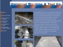 Website Snapshot of Universal Machine & Tool, Inc.