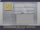 Website Snapshot of Universal Scrap Metals, Inc.