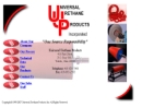 Website Snapshot of Universal Urethane Products