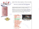 Website Snapshot of United Record Pressing, LLC
