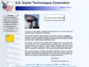 Website Snapshot of U.S. Digital Technologies Corporation