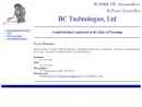 Website Snapshot of BC TECHNOLOGIES LTD