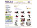 Website Snapshot of US Lift & Warehouse Equipment