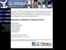 Website Snapshot of US ORTHOTICS