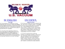 Website Snapshot of U.S. VACUUM PUMPS, INC