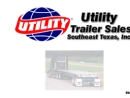 Website Snapshot of Utility Trailer Sales SE
