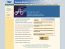 Website Snapshot of Vacuum Barrier Corp.