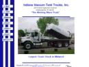Website Snapshot of Indiana Vacuum Tank Trucks, Inc.