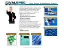 Website Snapshot of Valspec