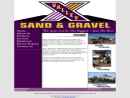 Website Snapshot of VALLEY EXCAVATING SAND AND GRAVEL
