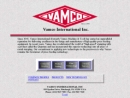 Website Snapshot of VAMCO INTERNATIONAL, INC