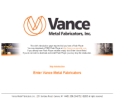 Website Snapshot of Vance Metal Fabricators, Inc.
