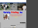 Website Snapshot of Variety Printing, Inc.