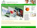 Website Snapshot of Vegetable Juices, Inc.