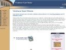 Website Snapshot of Ventura Cast Stone