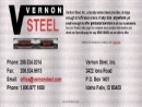 Website Snapshot of VERNON STEEL, INC.