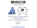 Website Snapshot of Vescor Corp.
