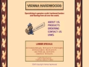 Website Snapshot of Vienna Hardwoods