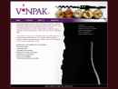 Website Snapshot of Vinpak LLC