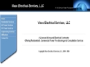 Website Snapshot of VISCO ELECTRICAL SERVICES LLC