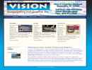 Website Snapshot of vision screenprinting and graphics, inc
