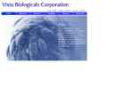Website Snapshot of VISTA BIOLOGICALS CORPORATION