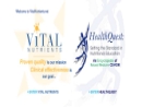 Website Snapshot of Vital Nutrients
