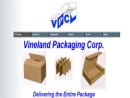 Website Snapshot of Vineland Packaging Corp.