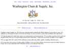 Website Snapshot of Washington Chain & Supply, Inc.