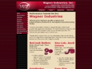 Website Snapshot of Wagner Industries, Inc.