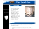 Website Snapshot of Wahl Supply, Inc.