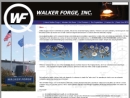 Website Snapshot of Walker Forge Inc