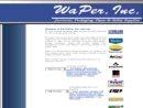 Website Snapshot of WAPER, INC