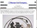 Website Snapshot of Warsaw Coil Co., Inc.