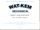 Website Snapshot of WAT-KEM MECHANICAL INC