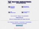 Website Snapshot of WAYNE INDUSTRIES INC