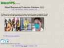 Website Snapshot of WEED RESPIRATORY PROTECTION SOLUTIONS, LLC