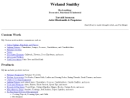 Website Snapshot of Weland Smithy