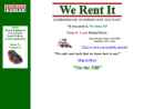 Website Snapshot of We - Rent - It Inc