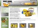 Website Snapshot of West Bend Equipment