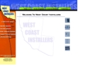 Website Snapshot of West Coast Installers
