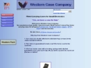 Website Snapshot of Western Case Co.